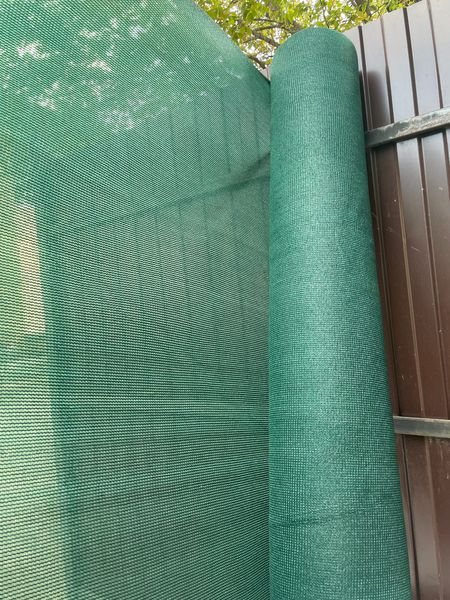 Shade protective net 85% 1,5m x 5m, green with black, Biotol "Stop Ray"